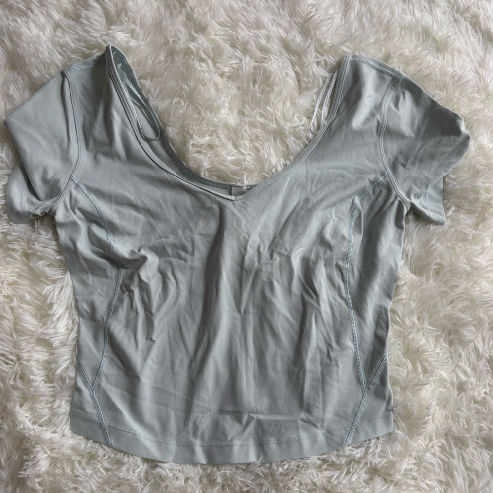 Lululemon Athletica Scoop-Back Cropped Top